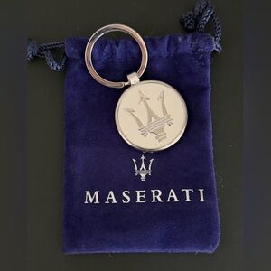 Silver Trident Key & Card Holder Keyring - Women's Accessory